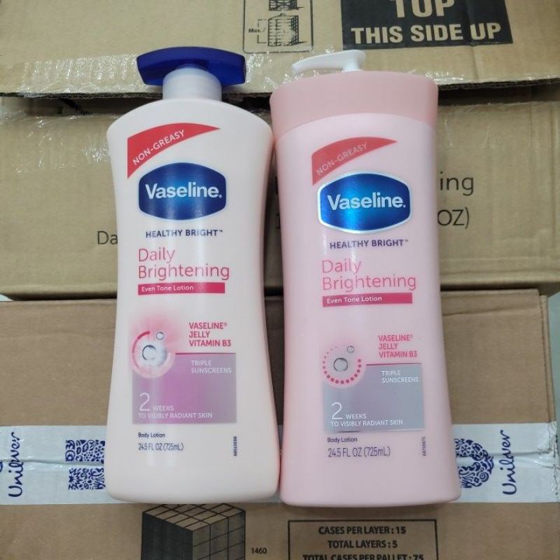 Sữa dưỡng thể Vaseline Healthy Bright 725ml