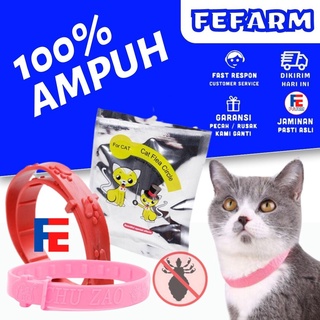 Image of Kalung Anti Kutu Kucing Anjing No Flea Pink FEFARM