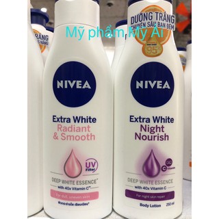 Sữa dưỡng thể NIVEA dưỡng trắng da 200ml