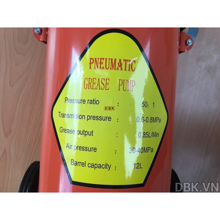 Máy Bơm Mỡ Khí Nén 12 Lít