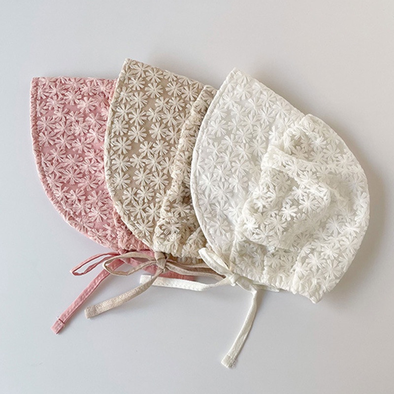 Mũ Trùm Đầu Chống Nắng Cho Bé Gái 3M-15M