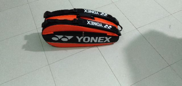 Bao vợt cầu lông 2 ngăn chính màu cam