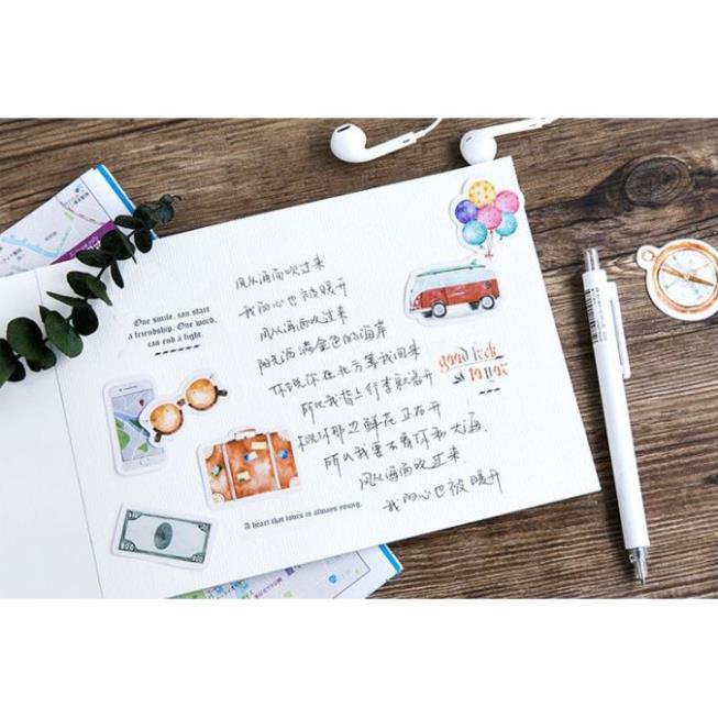 Bộ 46 Sticker Du Lịch Thế Giới dán trang trí E41