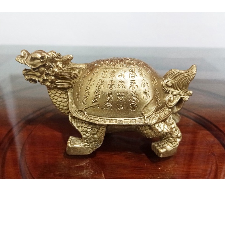 Long Quy Đồng Vàng, Rùa Đầu Rồng Bằng Đồng, Long Quy Phong Thủy