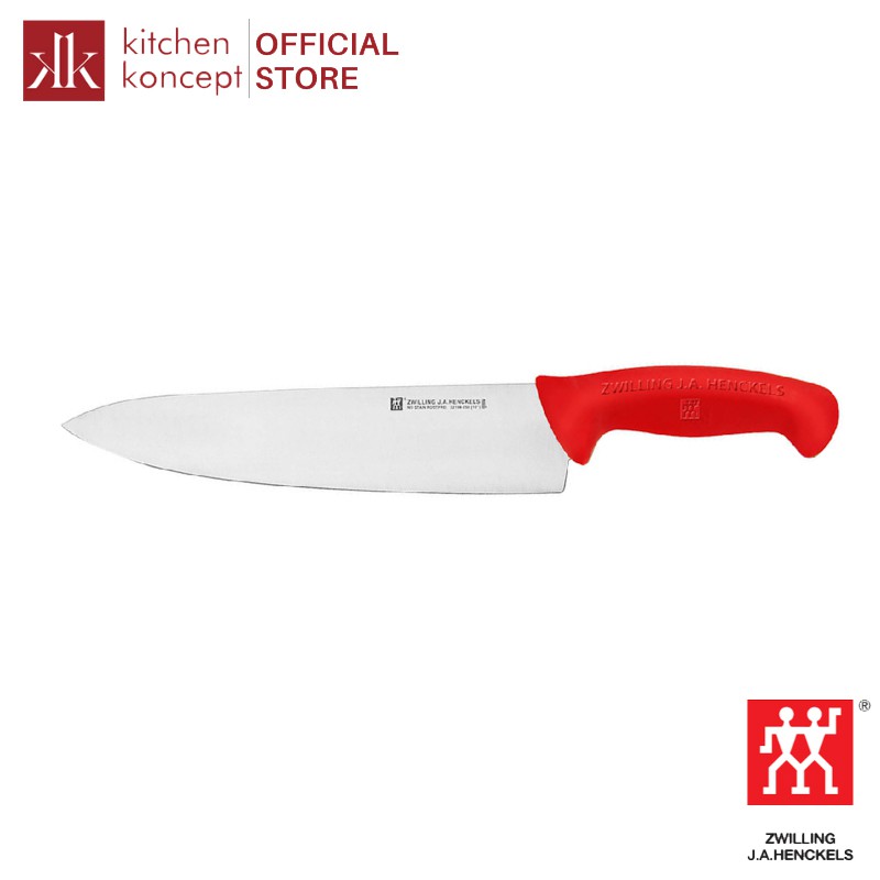 Dao Chef  Zwilling Twin Master Màu Đỏ - 25cm