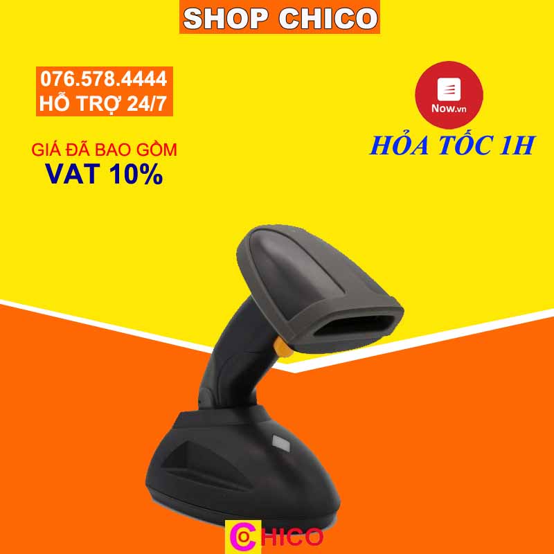 [Sale Sốc]Máy quét mã vạch không dây 1D Shangchen SC 870W CCD