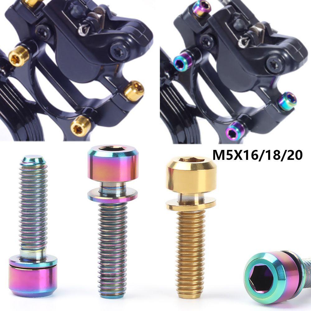 SUYO Bu Lông Cố Định TC4 Bằng Titan Kèm Vòng Đệm Chuyên Dụng Cho Xe Đạp Leo