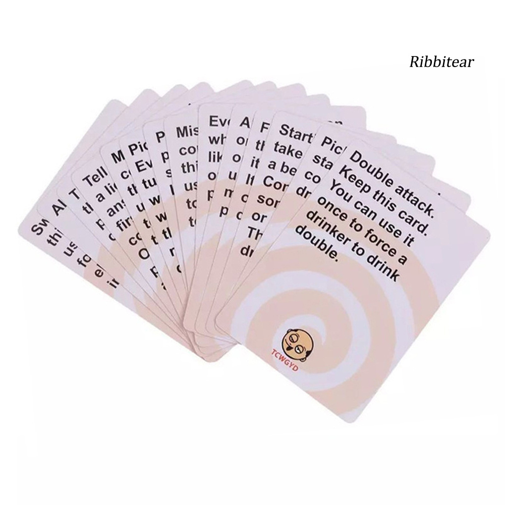 【Hot Sale】100 Sheets These Cards Will Get You Drunk Adult Drinking Game Party Supplies