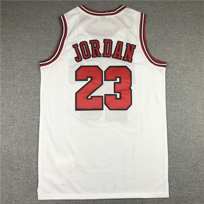 Áo Bóng Rổ Thêu Số 23 Michael Jordan Phong Cách Retro