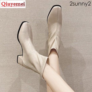 Giày boot đế dày size lớn phong cách cá tính cho nữ