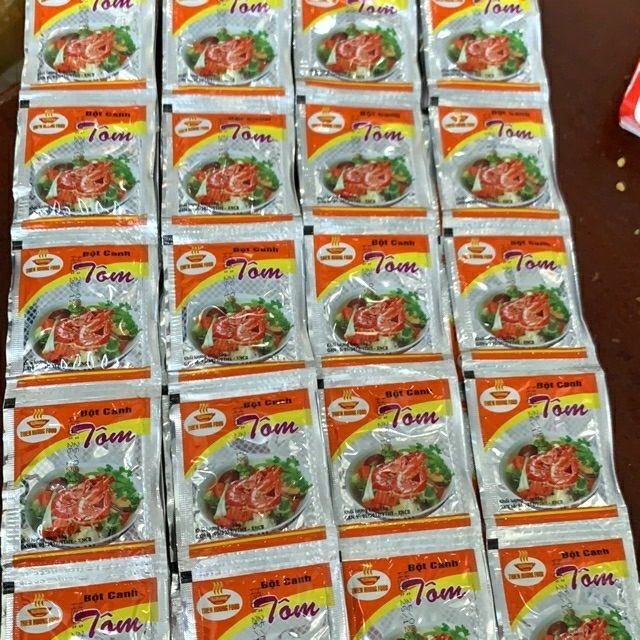 BỘT CANH TÔM FOOD THIÊN HƯƠNG DÂY 10 GÓI * 10G