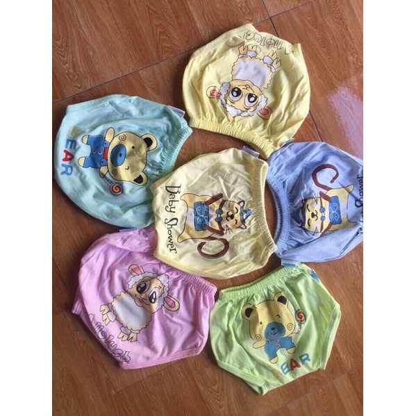 Quần cotton mông thú cho bé  siêu yêu