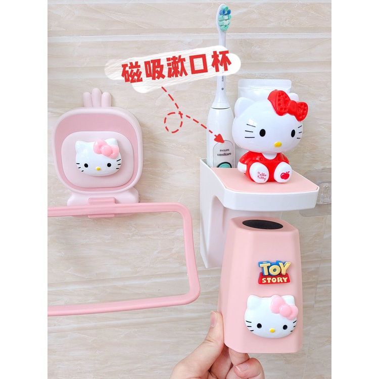 Bộ Giá Đỡ Bàn Chải Đánh Răng Gắn Tường Không Đục Lỗ Có Nam Châm Hình Ultraman Sáng Tạo Cho Cặp Đôi