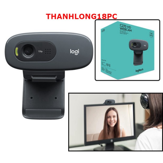 Webcam Logitech C270 hàng chính hãng bảo hành 12 tháng | BigBuy360 - bigbuy360.vn