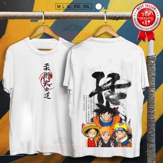 (SIÊU ĐỘC) Áo Thun GOKU NARUTO LUFFY Cực Chất - Hàng Siêu Đẹp OP112