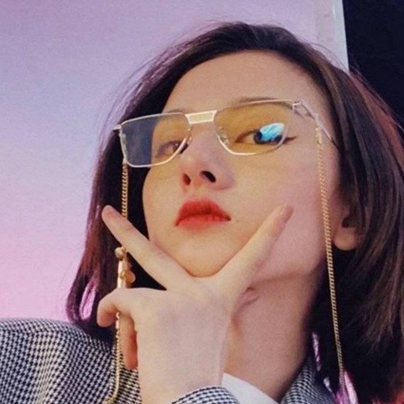 Kính mát gọng vuông phong cách Âu Mỹ thời trang sang trọng cho nam và nữ