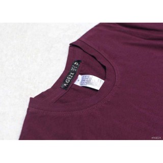 ÁO THUN UNISEX #AGE2X MÀU ĐỎ RƯỢU