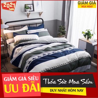 bộ chăn ga gối poly cottn nhập khẩu nam tính