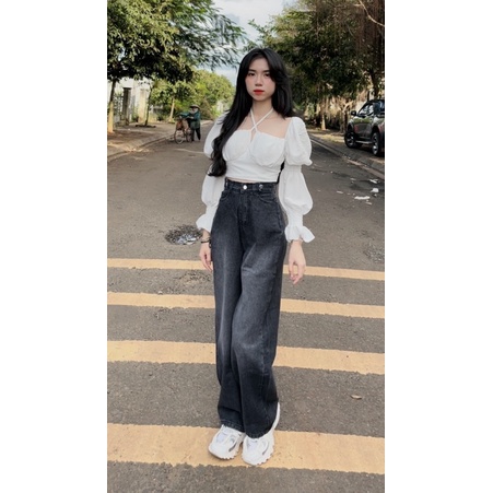 ÁO CROP-QUẦN SUÔNG