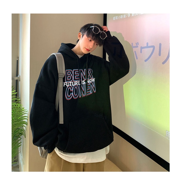Áo Hoodie phong cách Ulzzang Hàn Quốc tay dài hình Benr Conen phong cách cá tính CoolZ C009