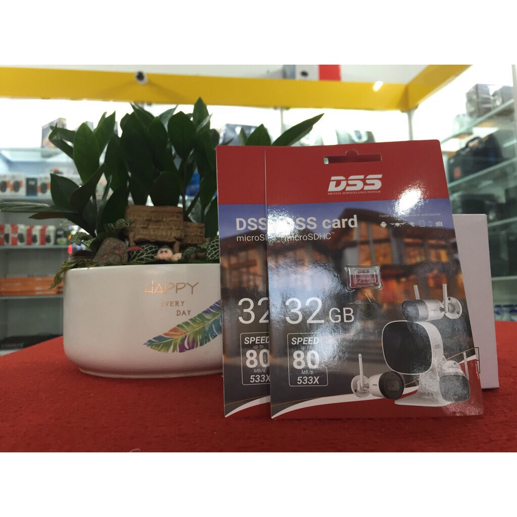 Thẻ nhớ 32GB chính hãng DSS chuyên dùng cho camera, máy ảnh,điện thoai,máy tính bảng