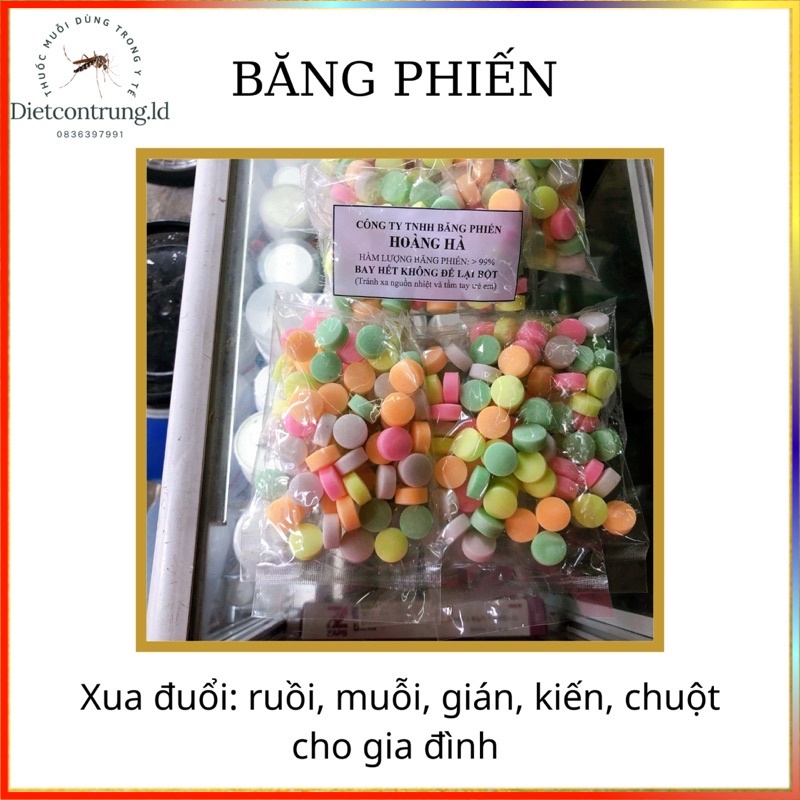 BĂNG PHIẾN (Long Não) Hoàng Hà - xua đuổi kiến, gián, muỗi, chuột cho gia đình .