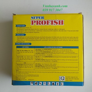 Phân Đạm Cá Dạng Viên Super ProFish gói 1kg