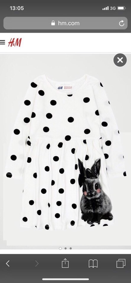 Đầm HM dài tay bé gái