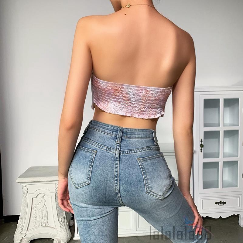 Áo Lửng Dệt Kim Không Tay Thiết Kế Hở Lưng Quyến Rũ | BigBuy360 - bigbuy360.vn