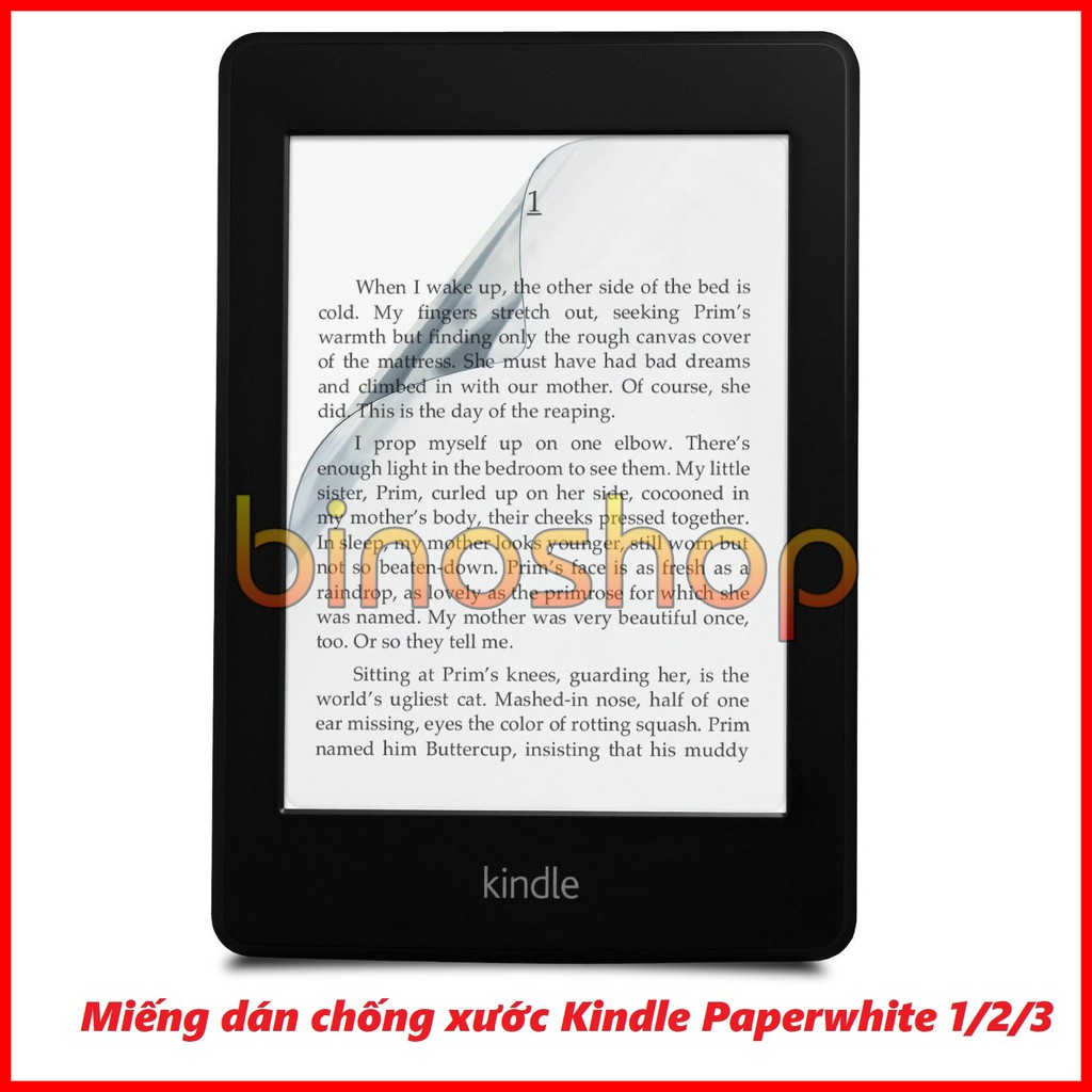 Miếng dán màn hình chống xước, chống lóa cho Kindle Paperwhite 1/2/3  / PPW4