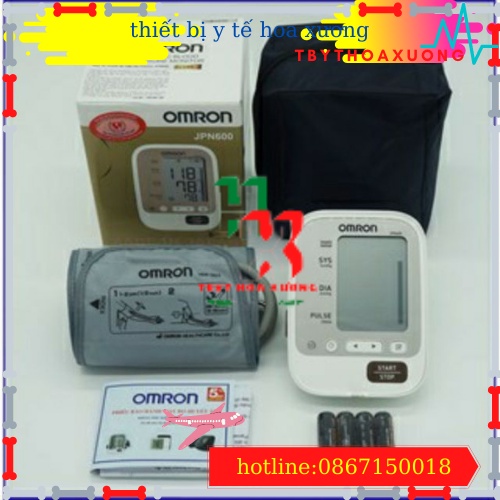 [Hàng Chính Hãng] Máy Đo Huyết Áp Bắp Tay OMRON JPN600 Tặng Bộ Đổi Nguồn Bảo Hành Chính Hãng 5 Năm