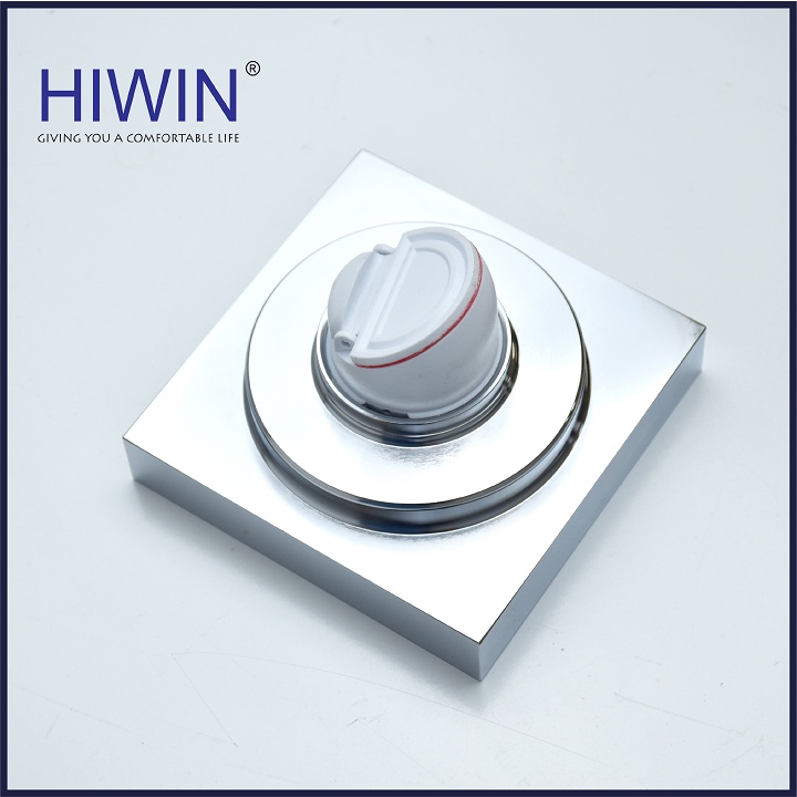 Phễu thoát sàn lát gạch chống mùi hôi chất liệu đồng mạ kích thước 100x100mm HIWIN FD-1901