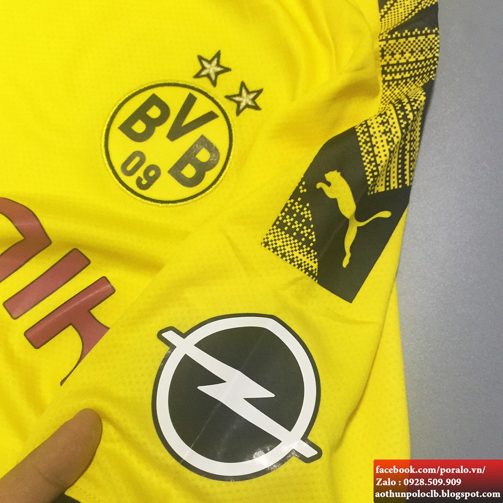 BỘ ÁO ĐẤU DORTMUND 2019/20  - Mã SP : AD_DOR2020_YEL_FAN