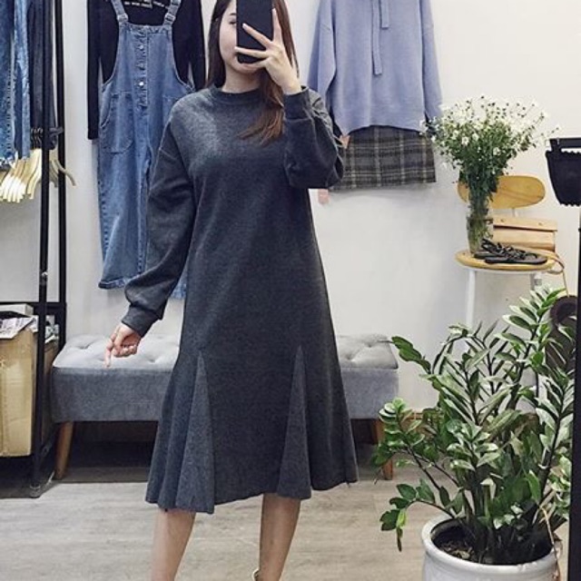 Váy dạ dáng đuôi cá