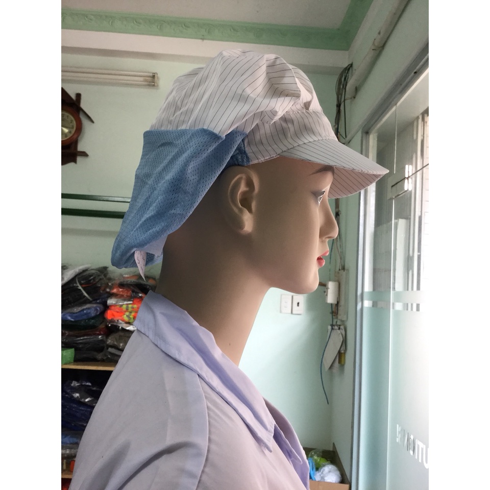 Nón kết phòng sạch có búi tóc