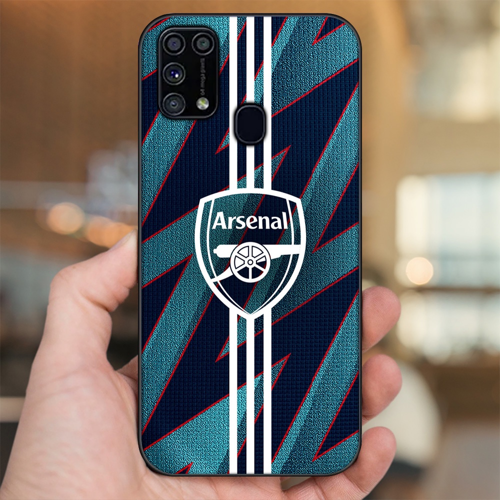 Ốp lưng Samsung M31 viền đen in hình Arsenal FC