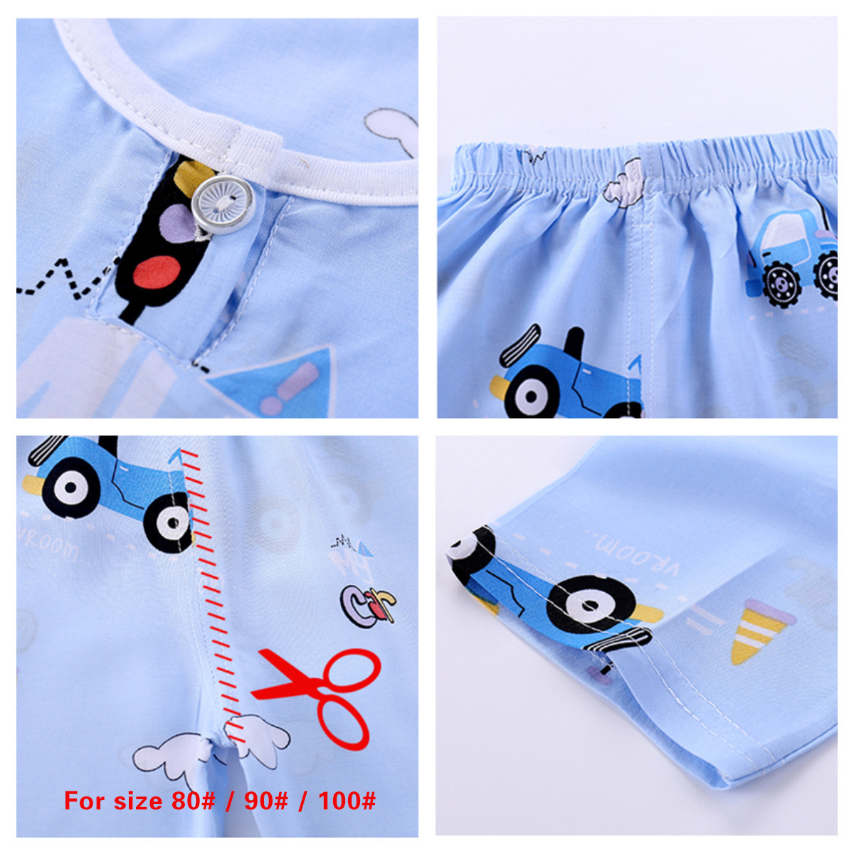 2 Pcs Set Boys & Girls Pyjamas 🔥SOFT COTTON🔥 Kids Pajamas Top and Pants Children Home Set Unisex Clothing Set Sleepwear Bộ cotton giấy dài tay cho bé sơ sinh, Bộ Đồ Con Gái Bộ Đồ Ngủ Trẻ Em Đồ Bộ Bé Nam