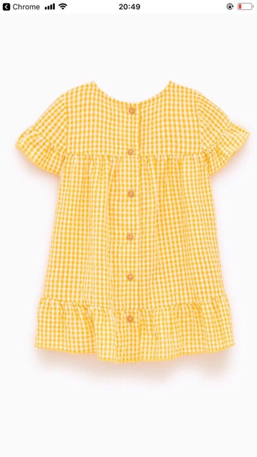 Váy Đầm bé gái ZARA BABY xuất dư coton xốp tay ngắn mùa hè 18 tháng đến 3 tuổi