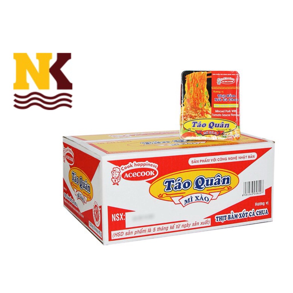 Mì xào táo quân thịt bằm xốt cà chua 86g x 18 khay
