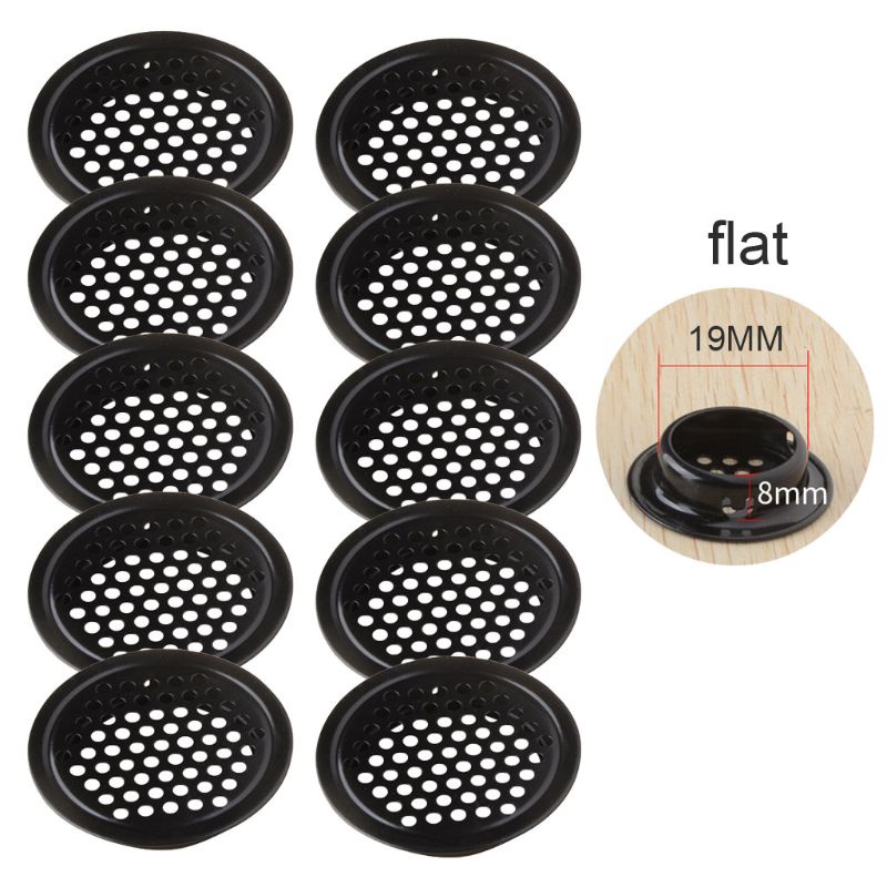 Khung Lưới Thông Gió Bằng Thép Không Gỉ Màu Đen Cho Xe Hơi