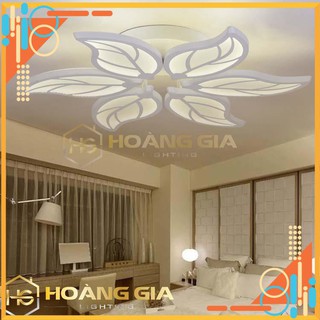 Đèn Ốp Trần 🍁 Đèn Led Trang Trí 🍁 Đèn Led Lá Mai 6 Cánh TV09 Cao Cấp 🍁 Tặng Kèm Điều Khiển Từ Xa