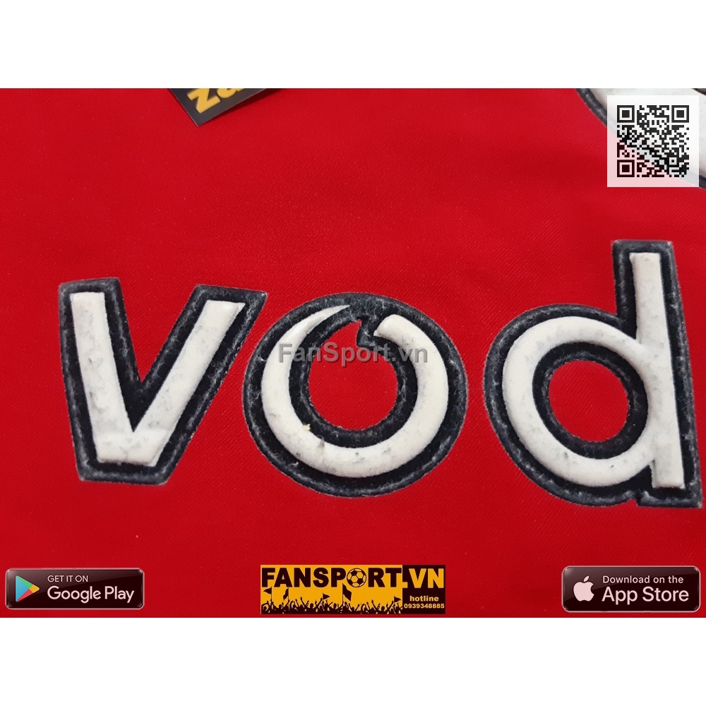 Áo đấu bóng đá Manchester United Community Shield 2003 home shirt 2002 2004 red NIKE 184947 size M