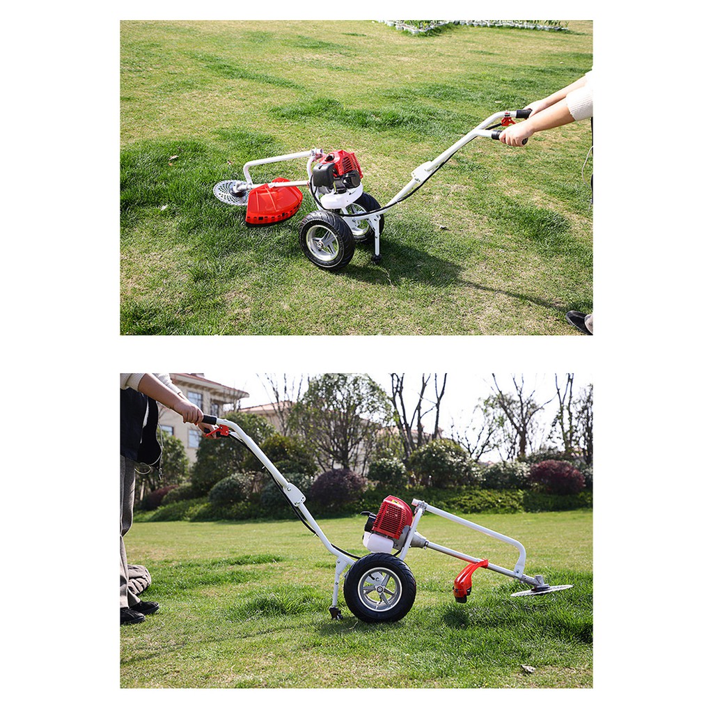 Khung xe Máy cắt cỏ đẩy tay , khung máy sạc cỏ MongCaiGreen - không gồm động cơ