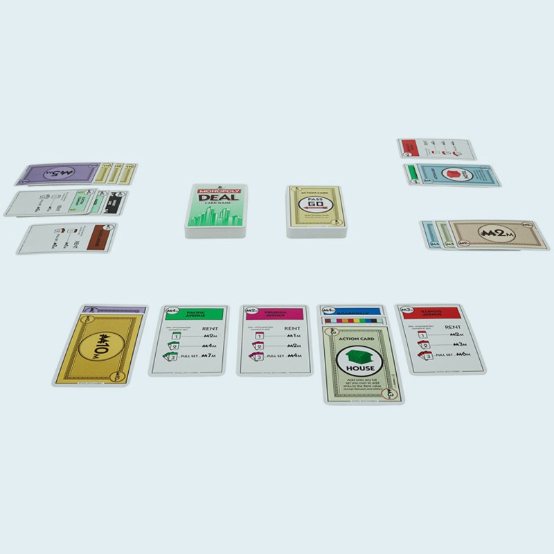 Thẻ bài trò chơi Monopoly Deal độc đáo chất lượng cao