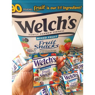 Combo 10 gói kẹo dẻo trái cây Welch's Fruit Snacks (25.5gr/ gói) - Nhập khẩu USA