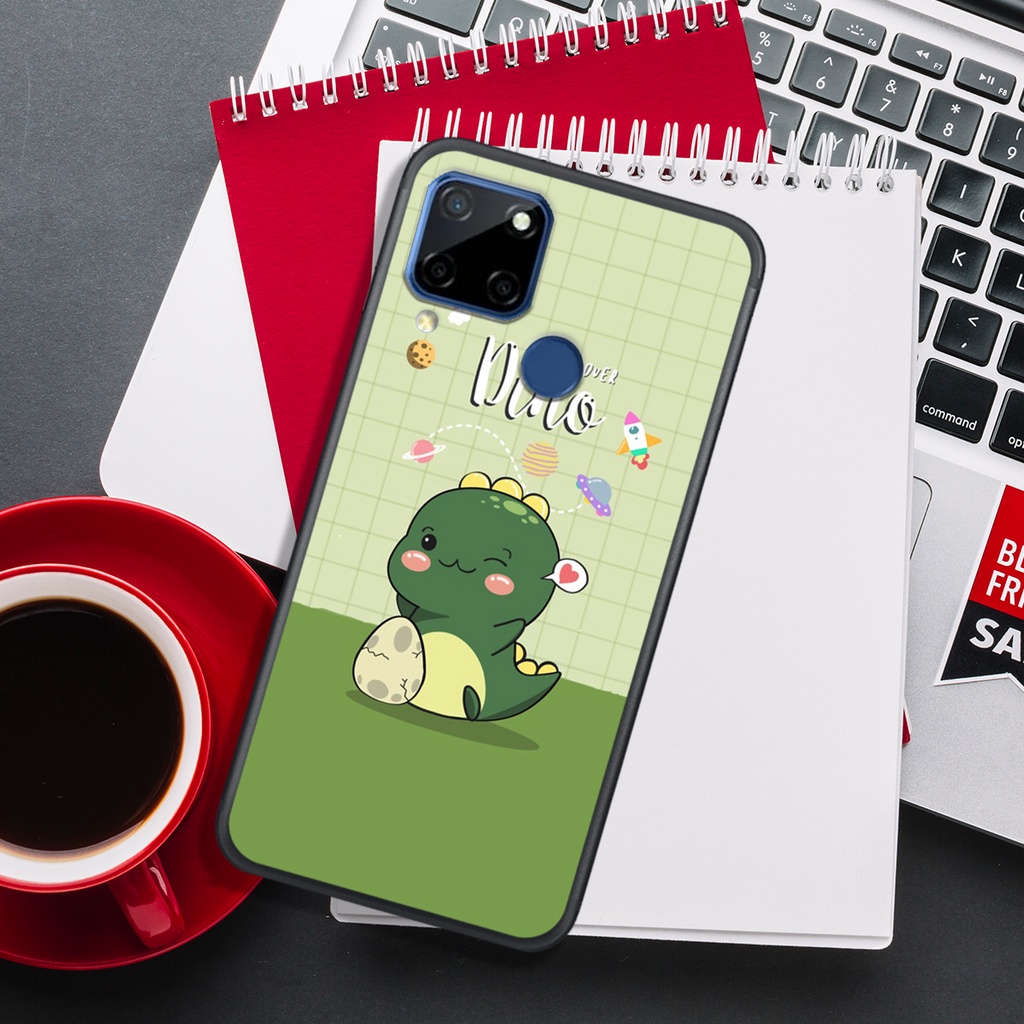 [HOT]ỐP OPPO REALME C11 - C12 - C15 -C17 - C20 - C21 - C21y - C25  , IN HÌNH KHỦNG LONG CHIBI SIÊU DỄ THƯƠNG.