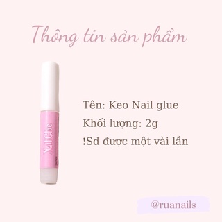 Keo dán móng giả Mxbon, keo dán móng giả mini