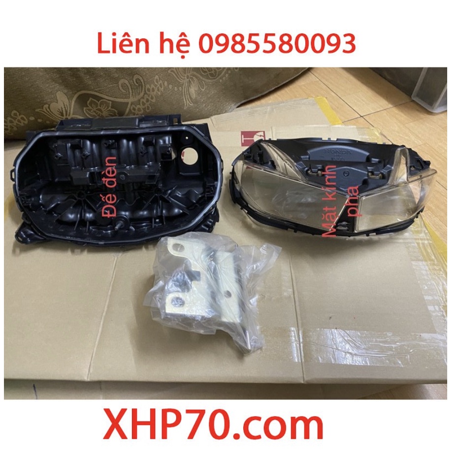 Mặt kính/MICA/ Đế pha đèn xe winner X Zin chính hãng Honda