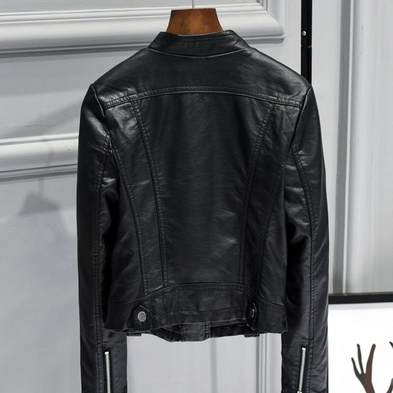 Áo khoác da nữ cao cấp, kiểu dáng thời trang