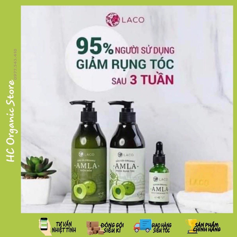 Combo DẦU GỘI_XÃ Amla❤️❤️Ngăn rụng tóc, kích thích mọc tóc